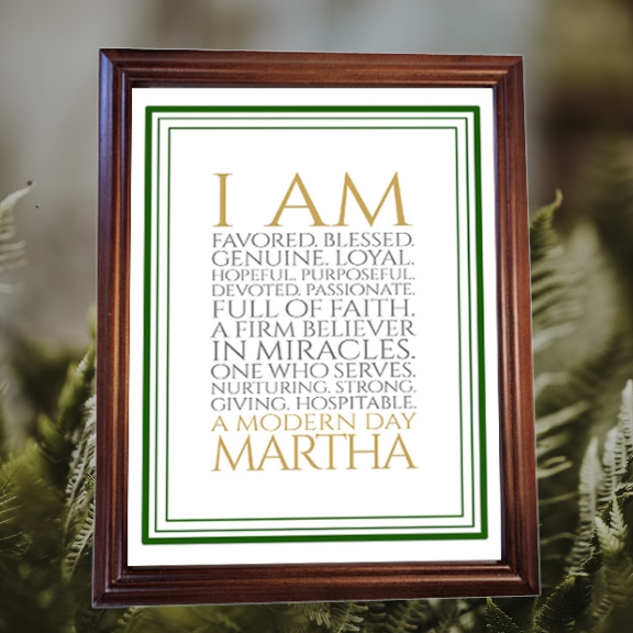(image for) I Am A Modern Day Martha Art Print